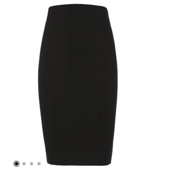 L'AGENCE Khamilla Pencil Skirt Size XS Black Viscose Stretch Knit - Picture 3 of 7